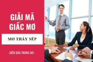 mơ thấy sếp